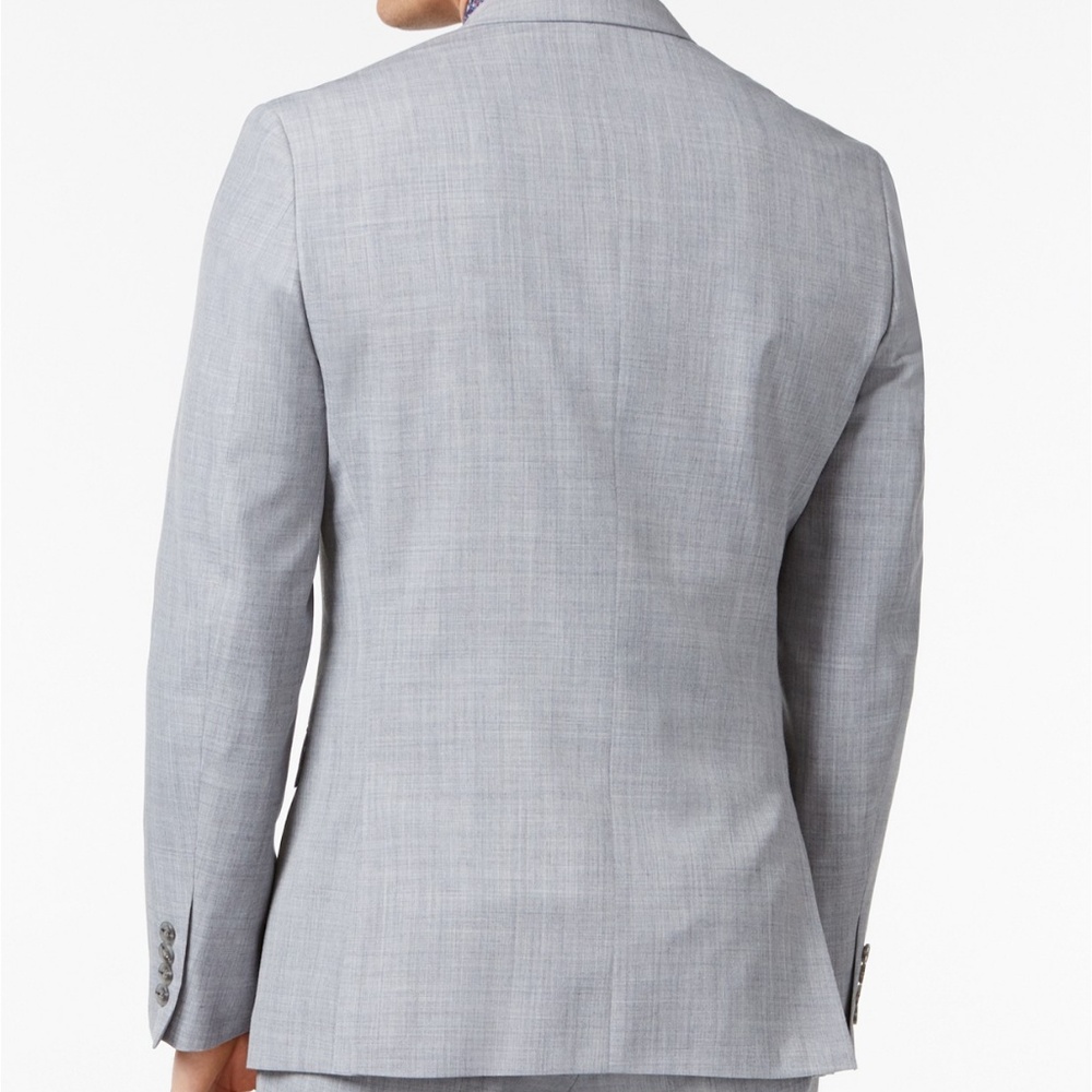 Flash Sale! Bar III Men's $425 Slim Fit Blazer Grey - Picture 2 of 5